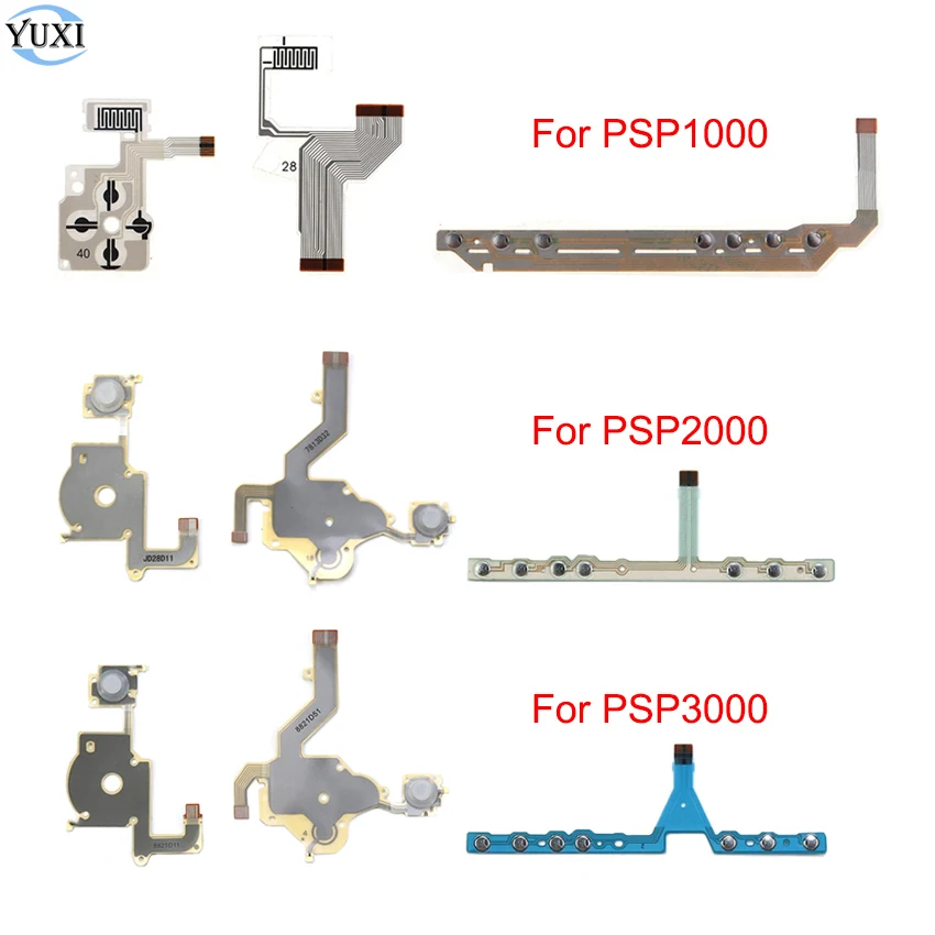 

YuXi для PSP 3000 2000 1000 левая и правая кнопки Функция Запуск домашней громкости печатная плата клавиатура гибкий кабель для PSP 1000 PSP 2000 PSP 3000