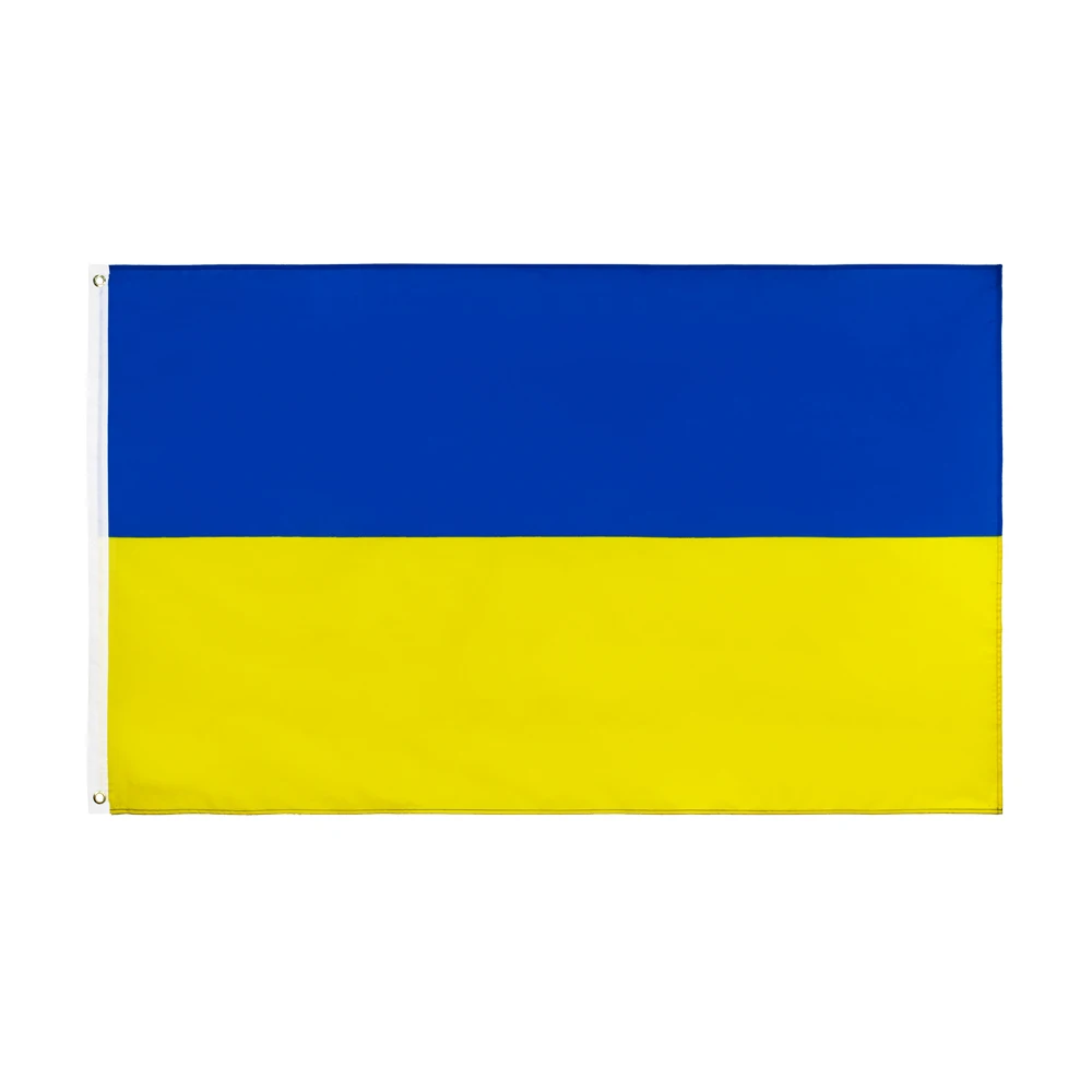 

90X150cm NEW Ukraine National Flag Hanging Polyester Blue Yellow UA UKR Ukrainian National Flags for Decoration