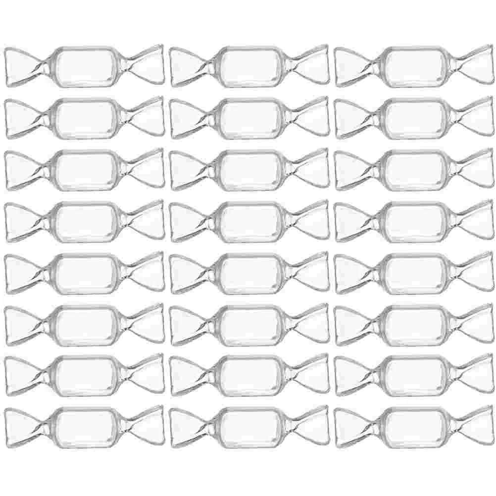 

Футляр для ювелирных изделий в виде бусин, миниатюрный контейнер для блеска для губ, прозрачный держатель для сережек, милый дорожный конте...