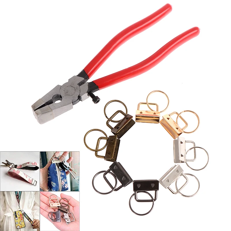 

25 мм, 4 цвета, брелок для ключей, металлические плоскогубцы, щипцы для работы со стеклом, инструменты с челюстью