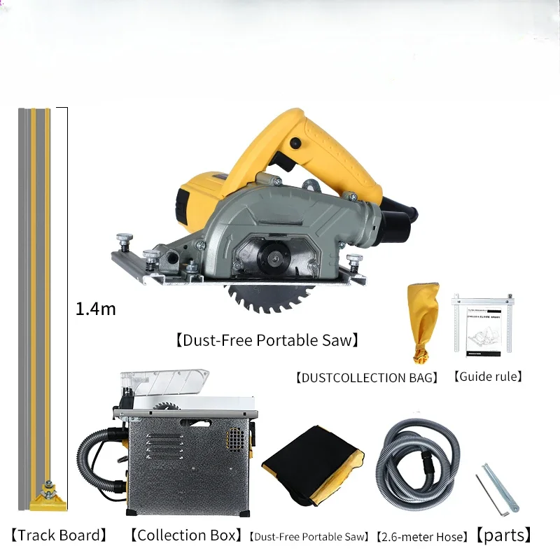 YLF Портативная деревообрабатывающая бензопила с перевернутой 7-дюймовой