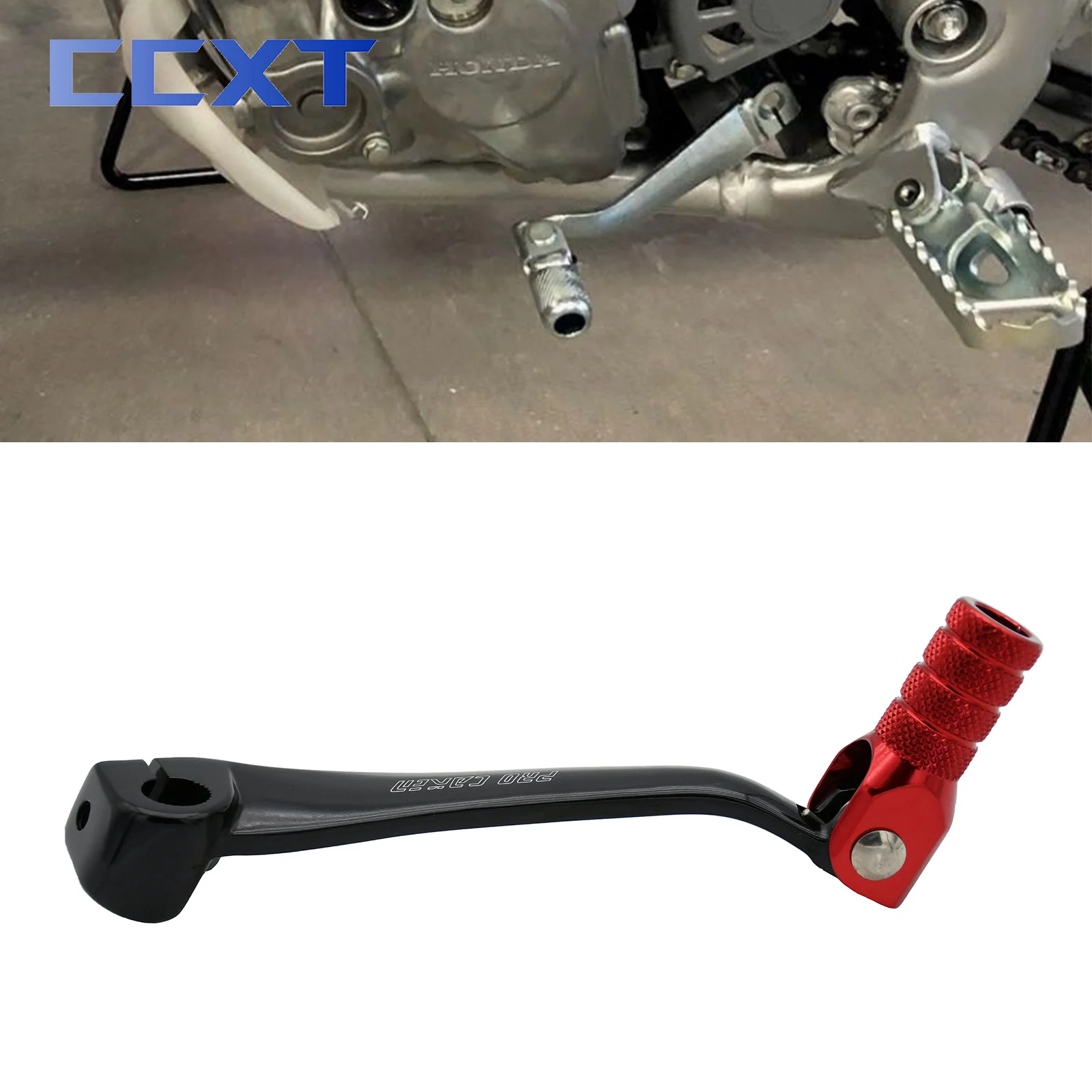 

Motorcycle CNC Aluminum Folding Gear Shift Shifter Lever For Honda CRF150R 150R 2007 2008 2009-2019 Dirt Bike Universal Parts