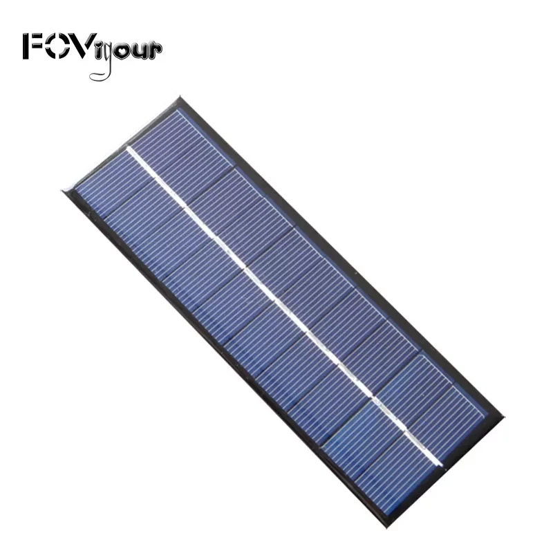 

2023NEW Fovigour Mini Solar Panel 1.3W 5V 260mA 163*60*3MM