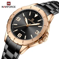naviforce luxury romantic women watches top brand quartz waterproof female watch black wrist watches for girls montre femme 2022