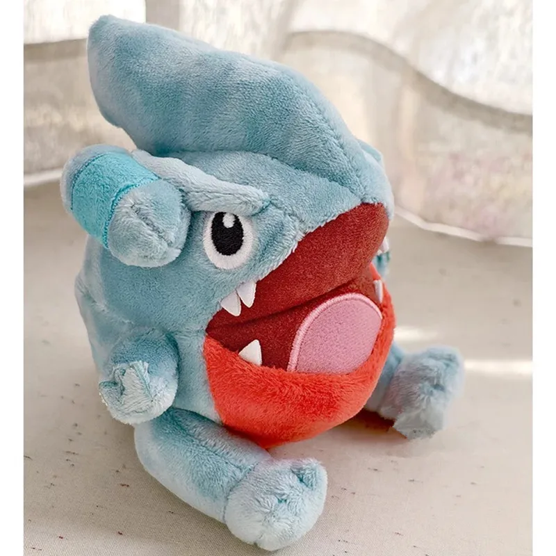 Фото Милые оригинальные плюшевые игрушки Pokemon Hi-Q fit Gible, мини-фигурки, аниме-игрушки, куклы, подарок для детей №2