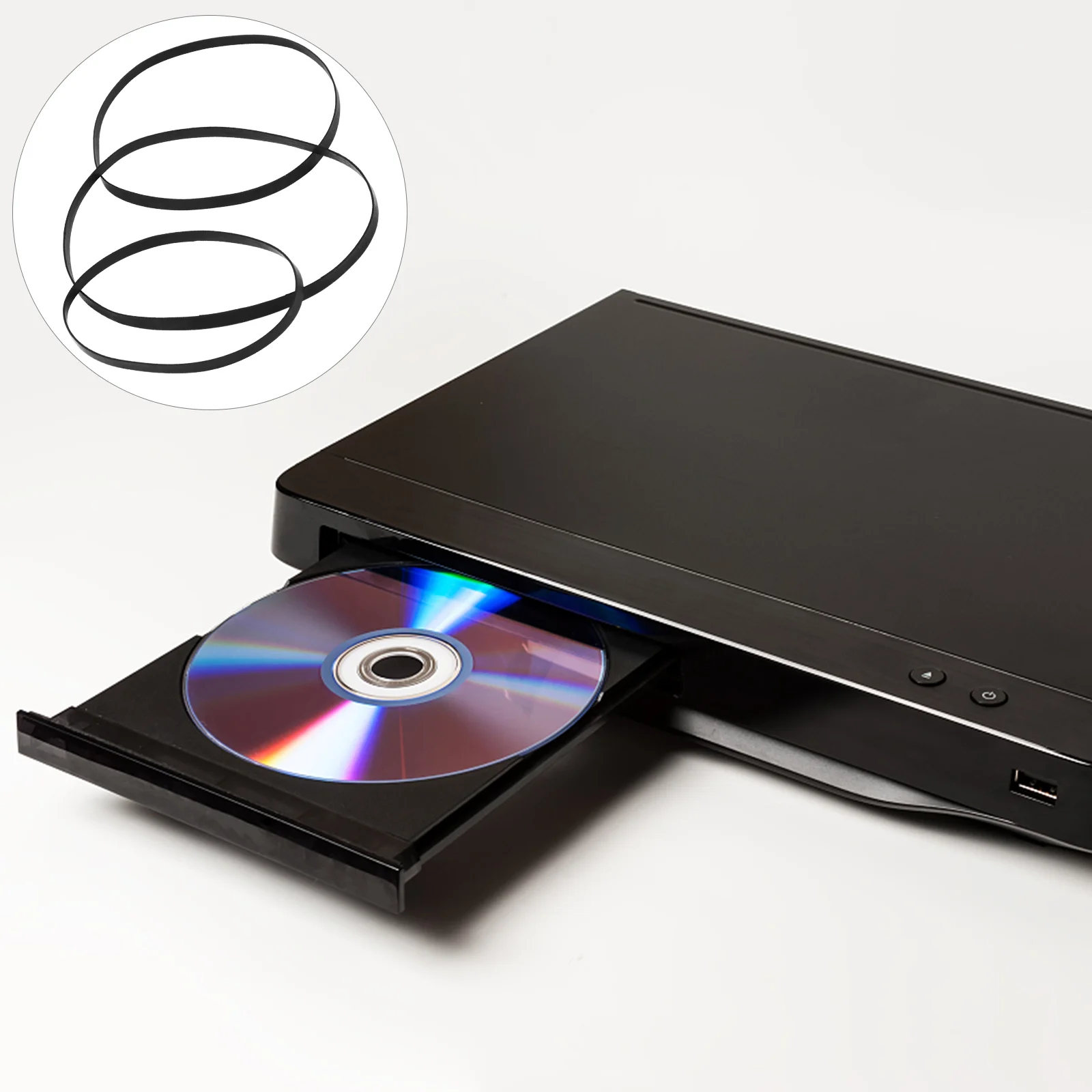 

50PCS Durable Rubber Drive Belt for Drive Recorder Player Cassette Tape Machine