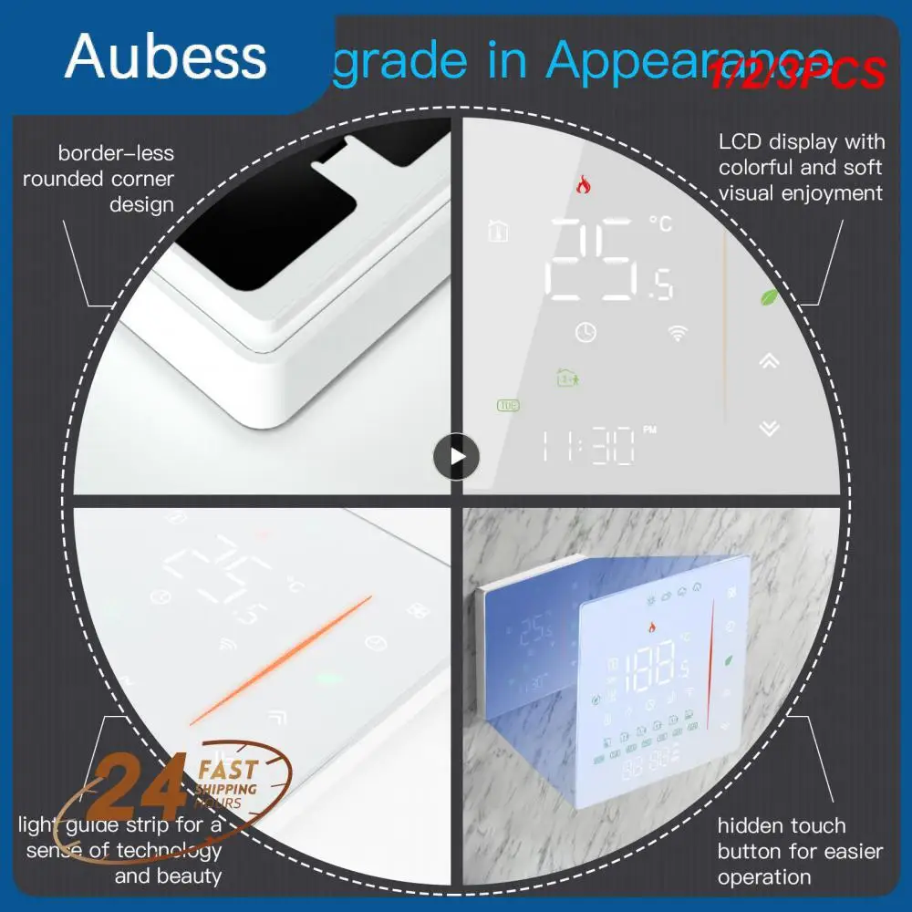 

Термостат Zigbee для теплого пола/воды, 1/2/3 шт.