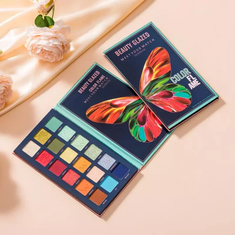 

NEW 18 Colors Eyeshadow Palette Pearly Glitter Matte Eye Shadow Lasting Shiny Sequins Shimmer Pigmented Makeup Cosmetics
