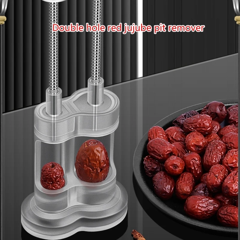 

Stainless Steel Fruit Cores Cherry Pit Remover Tool Kitchen Accessory Red Dates Seed Push Out Tool Fruit Corer Pitter