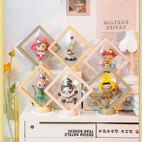 clear blind box display case dustproof plastic dolls collectibles storage 3d floating toys organizer for bubble matt room decor