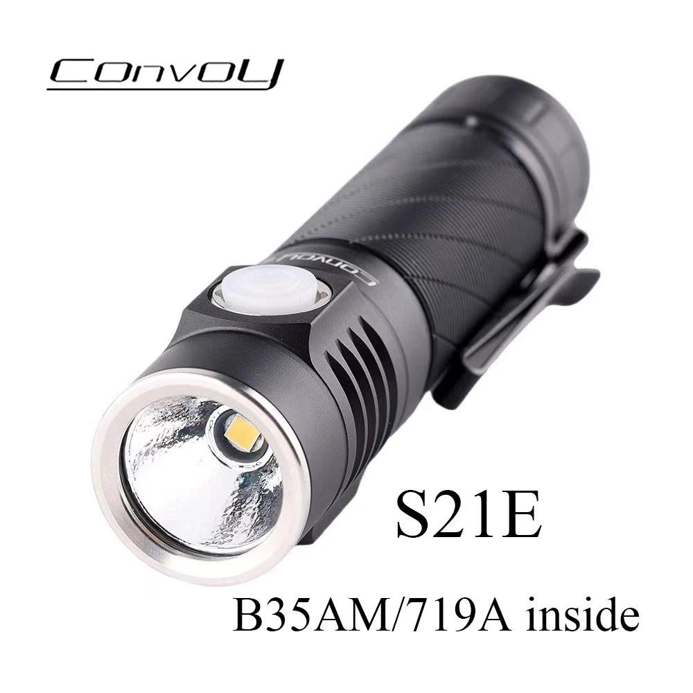 

Фонарик Convoy S21E с LED B35AM/719A 21700