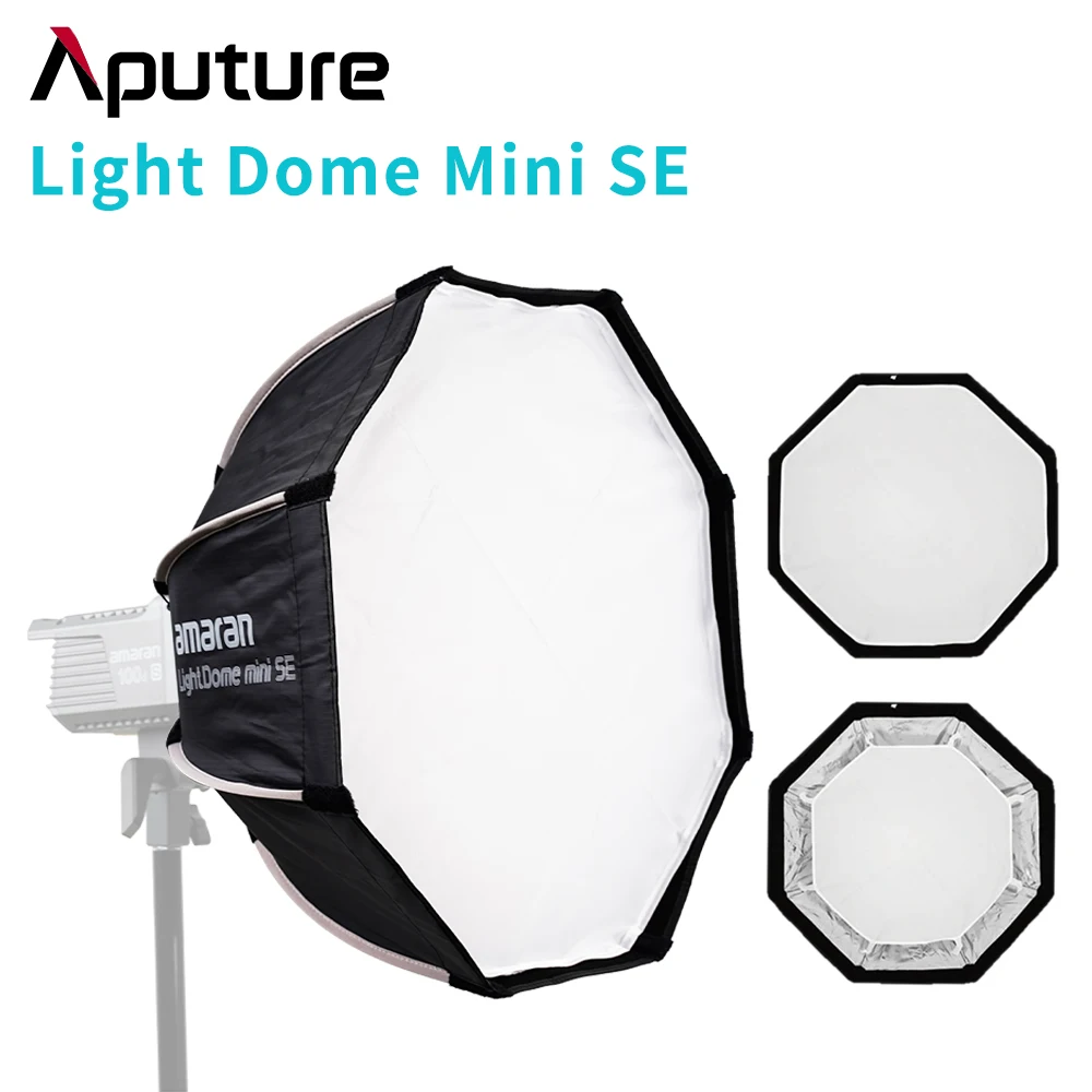 

Aputure Light Dome Mini SE Lightweight Portable Quickly Deployed Softbox Bowen Mount for Amaran cob60 100d/x 200d/x 150c 300c