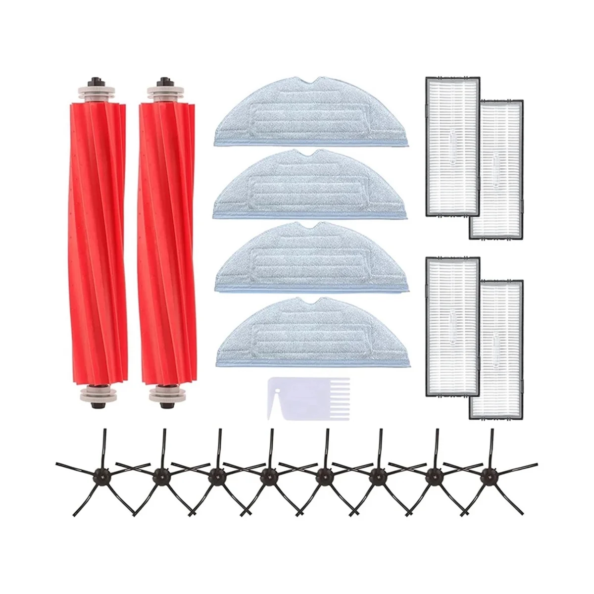 

For Accessories Kit S7 S70 S75 S7Max S7MaxV T7S for Vacuum Cleaner Hepa Filter Side Brush