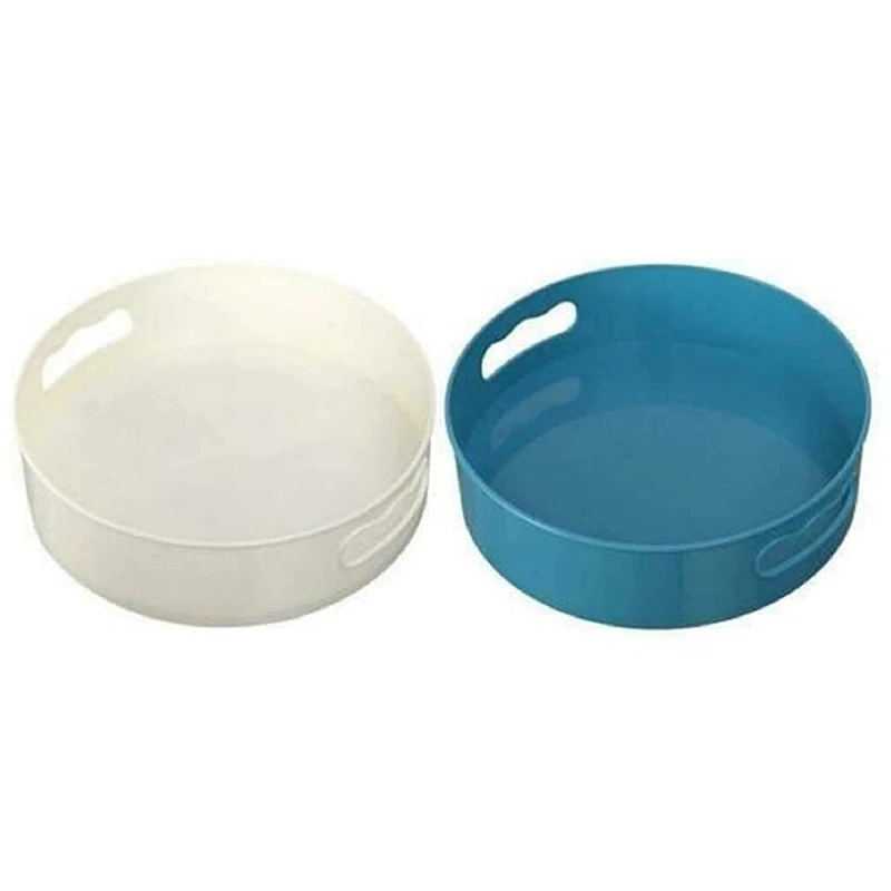 

2 шт. Многофункциональный вращающийся поднос/кухонный Органайзер/Органайзер для косметики-вращающийся на 360 градусов стеллаж для специй (бе...