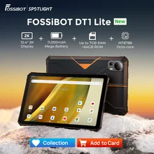 Fossibot DT1 Lite, Rugged Tablet,Android 13,10.4'' 2K-Large Screen, 4GB RAM 64GB RAM, 11000mAh Battery,Four Hi-Res Speakers Pad