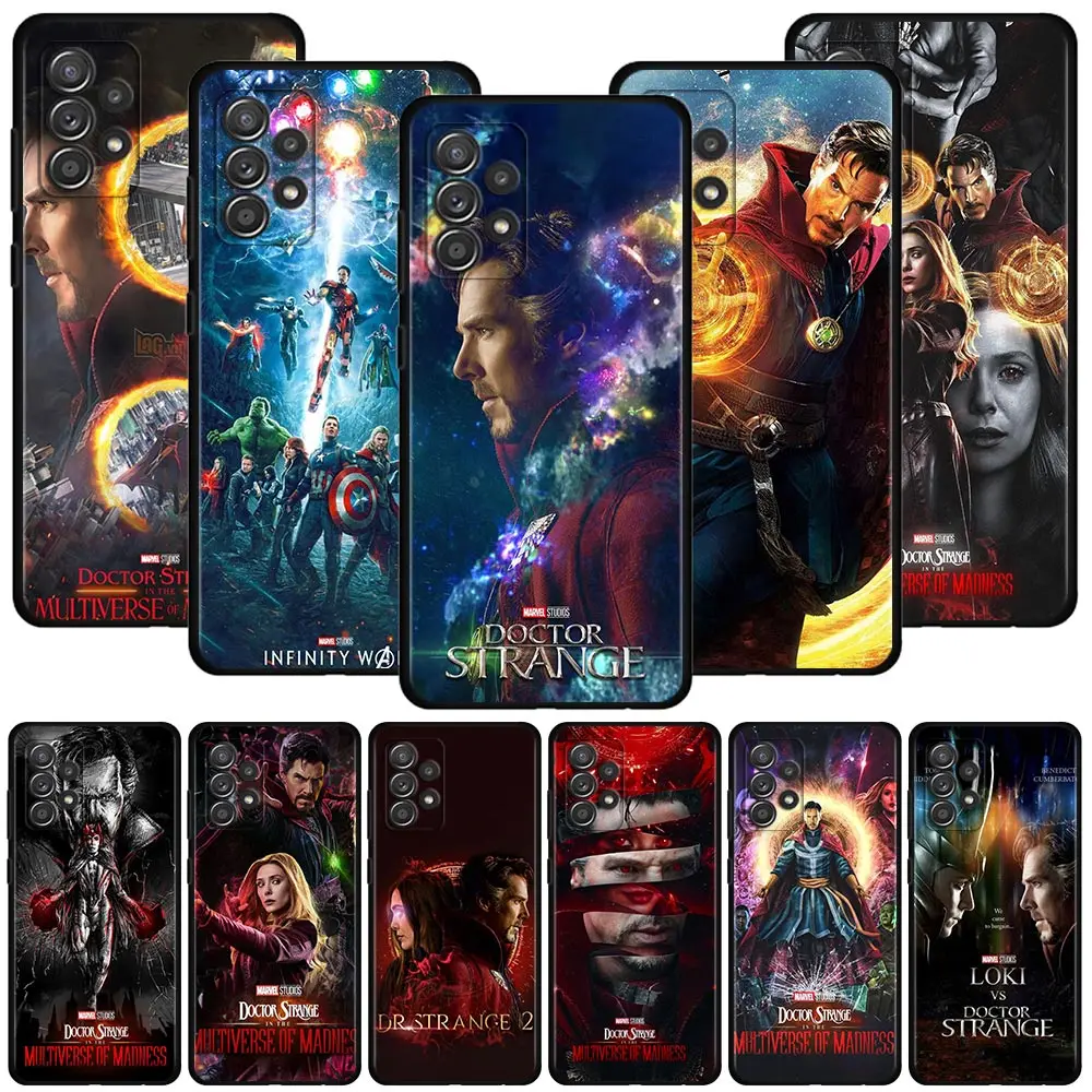 

Phone Case For Samsung Galaxy A12 A51 A52 A32 A21s A71 A31 A02s A72 A41 A32 A23 Capa Doctor Strange in the Multiverse of Madness