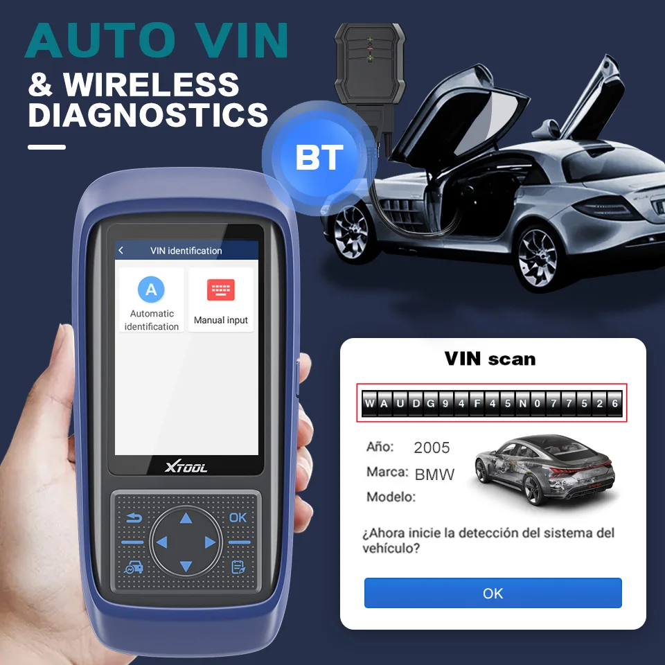 Диагностические инструменты для полной системы XTOOL A30 Pro с 15 функциями сброса DPF TPMS