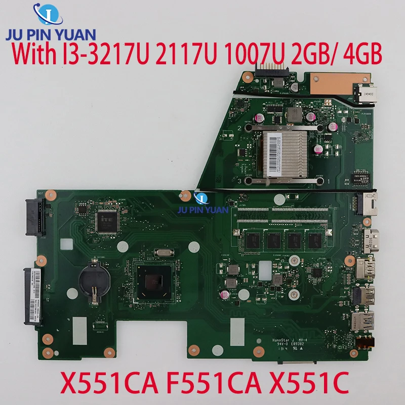X551CAP для ASUS X551CA F551CA X551C материнская плата для ноутбука F551CA материнская плата со I3-3217U 2117U 1007U 2 ГБ/4 ГБ тестовая работа 100% X551CAP для ASUS X551CA F551CA X551C материнская плата для ноутбука F551CA материнская плата со I3-3217U 2117U 1007U 2 ГБ/4 ГБ тестовая работа 100%