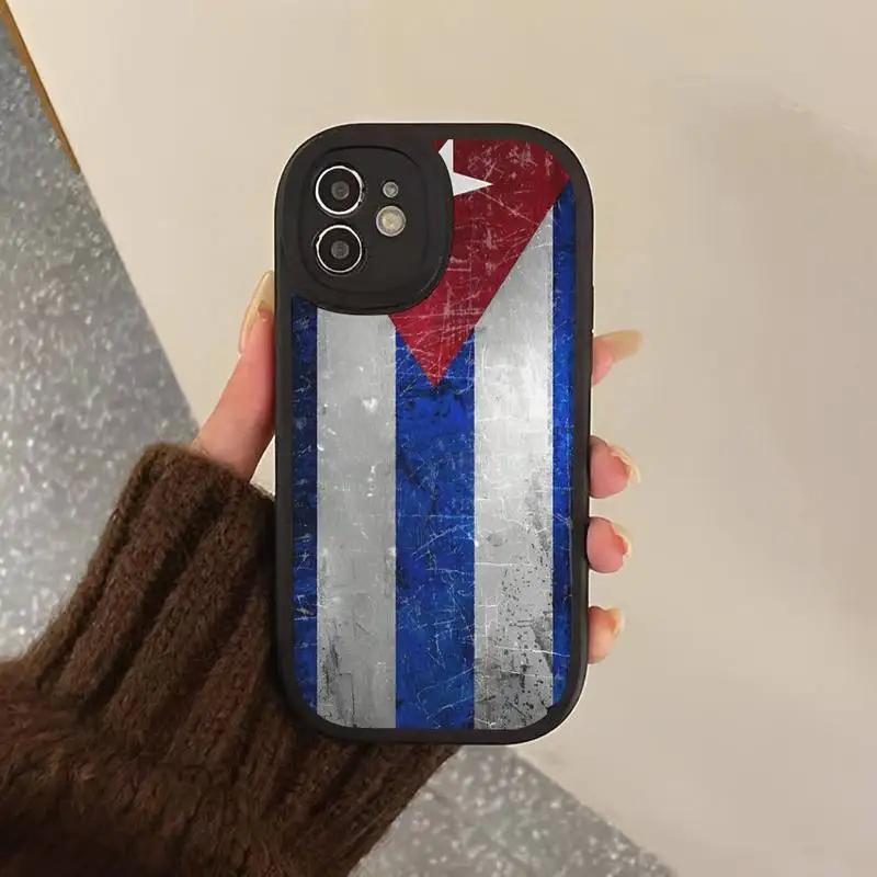 Cuba flag Phone Case Hard Leather Phone Case for iPhone 13 12 Mini 11 14 Pro Max Xs X Xr 7 8 Plus 6 6s Se 2022 silicone Cover