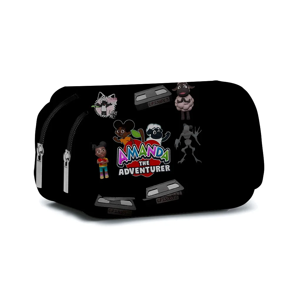 Пенал игровой Аманды многофункциональная двухслойная сумка для хранения