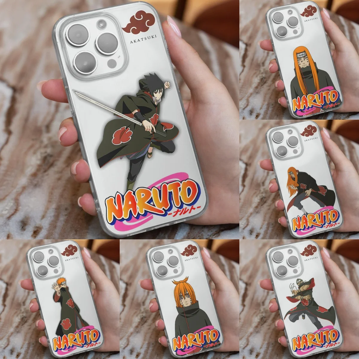 

Iphone 14 Pro Max Case Toys Soft 13 12 11 X XR XS 8 7Plus Itachi Anime Pain Akatsuki Fall Resistance Transparent Silicone Naruto