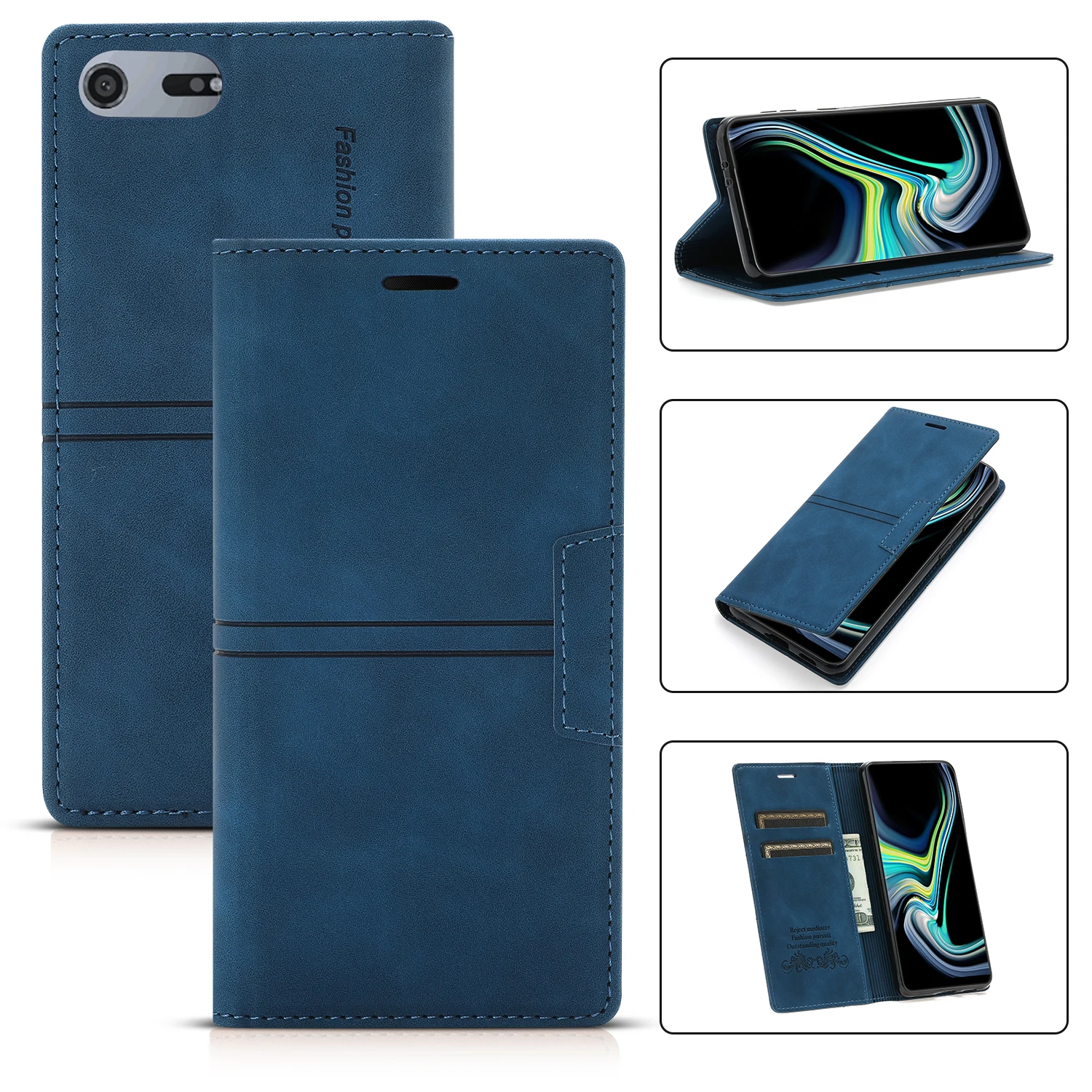 

Flip Wallet Leather Case For Sony Xperia 10 XA2 R1 Plus 1 L1 L3 L2 XA2 XA1 Ultra XZ2 XZ1 Compact XZ Premium XZ3 Phone Cases