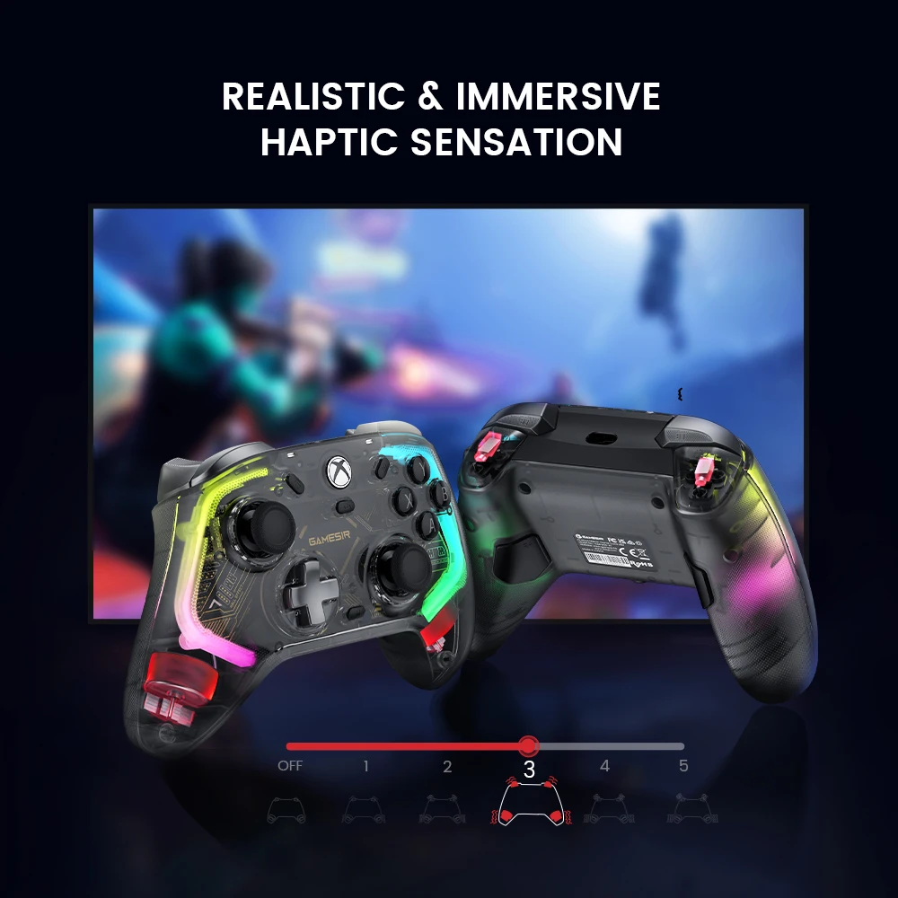 Проводной геймпад GameSir Kaleid Xbox Controller для Series X S игровой консоли One с джойстиком