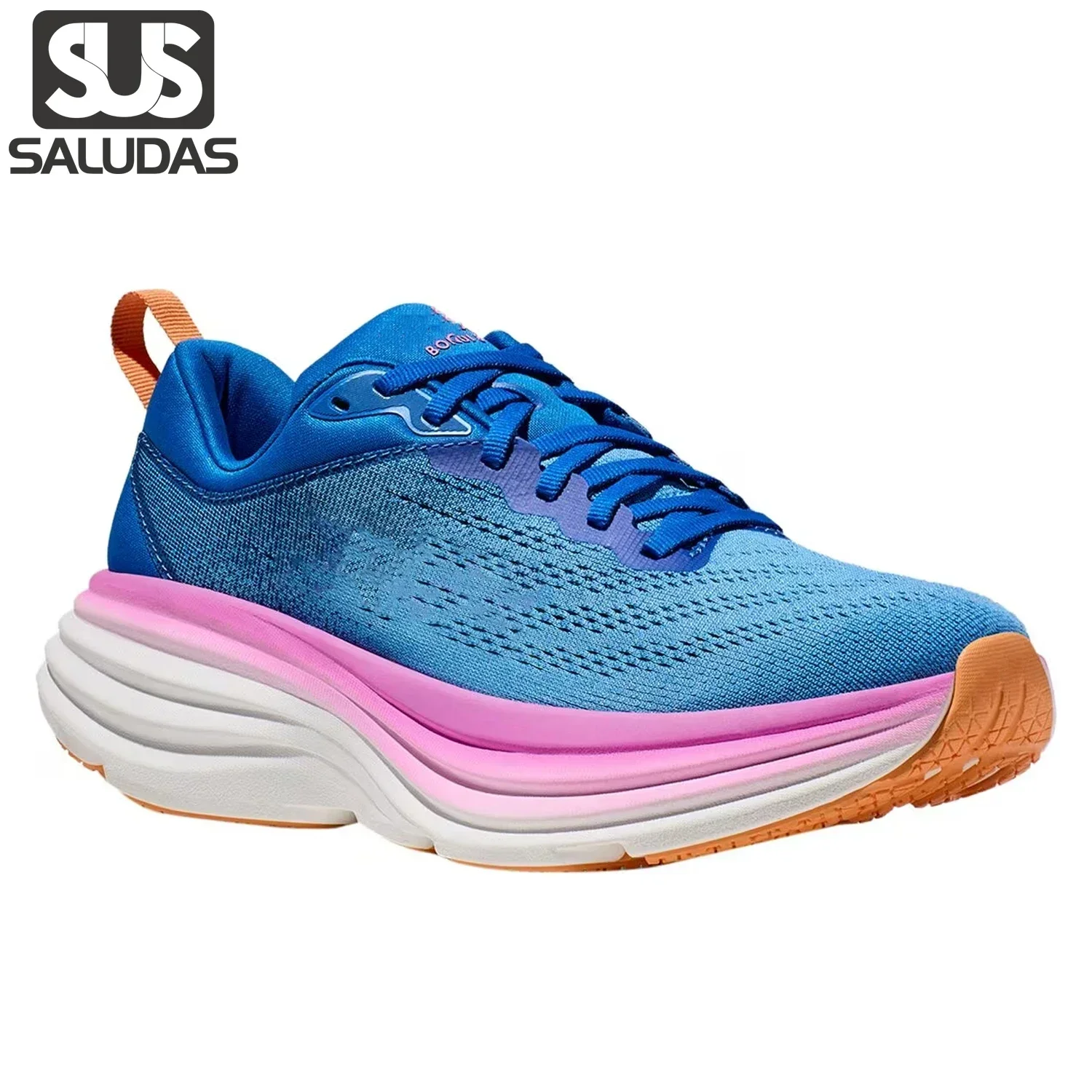 

SALUDAS Road Running Shoes Bondi 8 Men Sneakers Outdoor Women Casual Sports Shoes Cushioned Platform Walking Jogging Sneakers