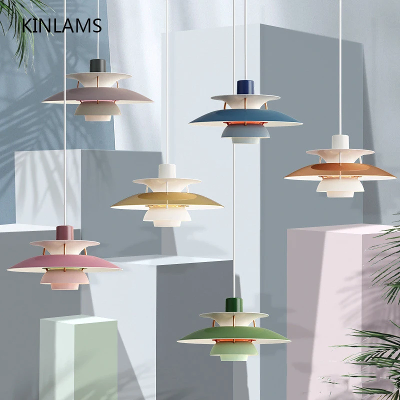 

Ins Colorful Umbrella Pendant Lights Macaron Nordic LED Ceiling Lamp Art Decor Hanglamp Living Room Lamparas Lighting Fixtures