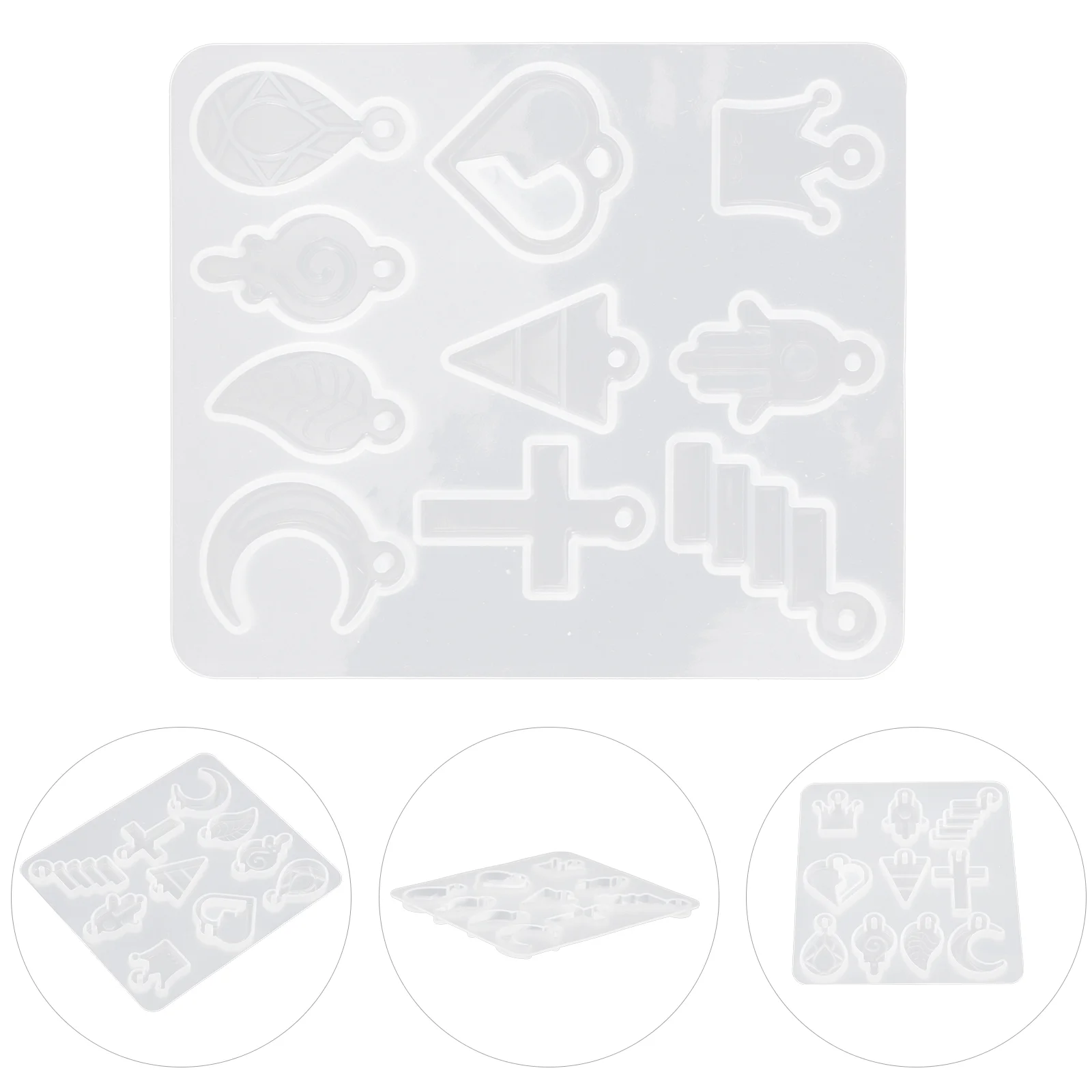 

Earring Epoxy Resin Mold Drop Dangle Earring Resin Casting Pendant Mould for Crafts Making