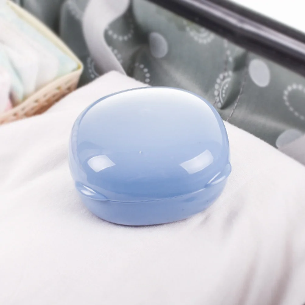 

2pcs Round Soap Box Portable Soap Container Shower Soap Holder Outdoor Camping Soap Case