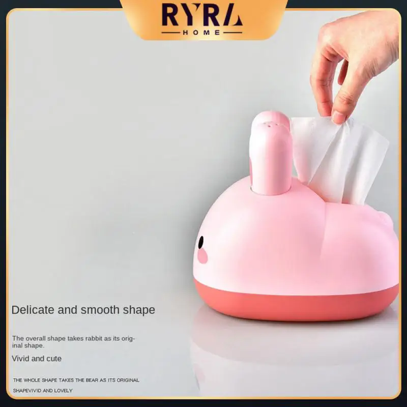 

Hips Durable Tissue Tube Creative Cartoon Paper Box Wear-resistant Rabbit Roll Paper Box 19×17.4×14.5cm Chinese Zodiac