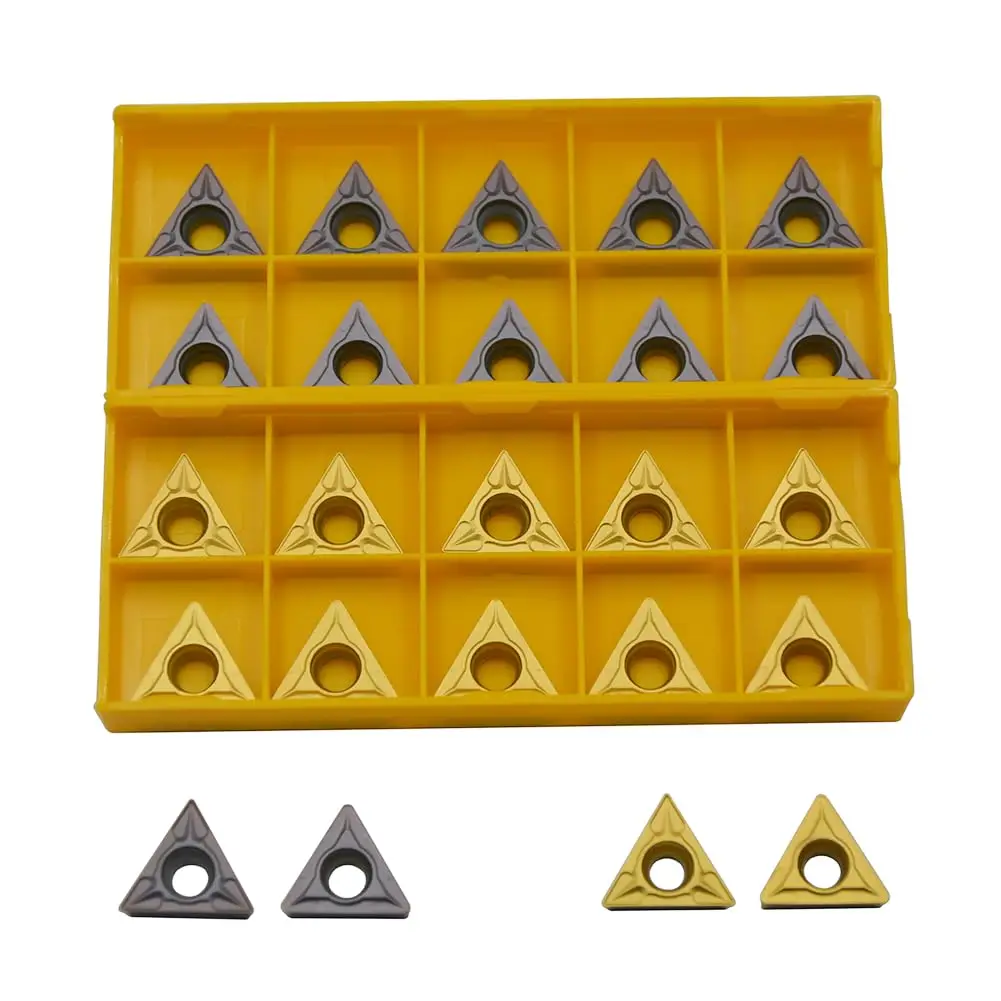 5 шт. TCMT16T304 TCMT32.51 бронза/желтая + TCMT16T308 TCMT32.52 бронзовая/желтая токарная вставка для