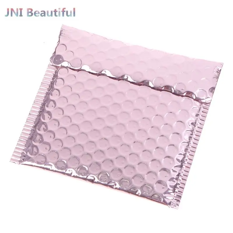 

10Pc Rose Gold Bubble Foil Bubble Mailer for Gift Packaging Wedding Envelopes