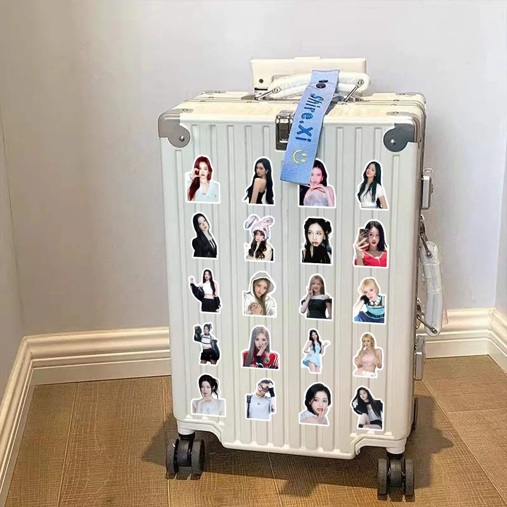 10/60 шт. Kpop мультфильм BABYMONSTER групповые наклейки для ноутбука телефона гитары