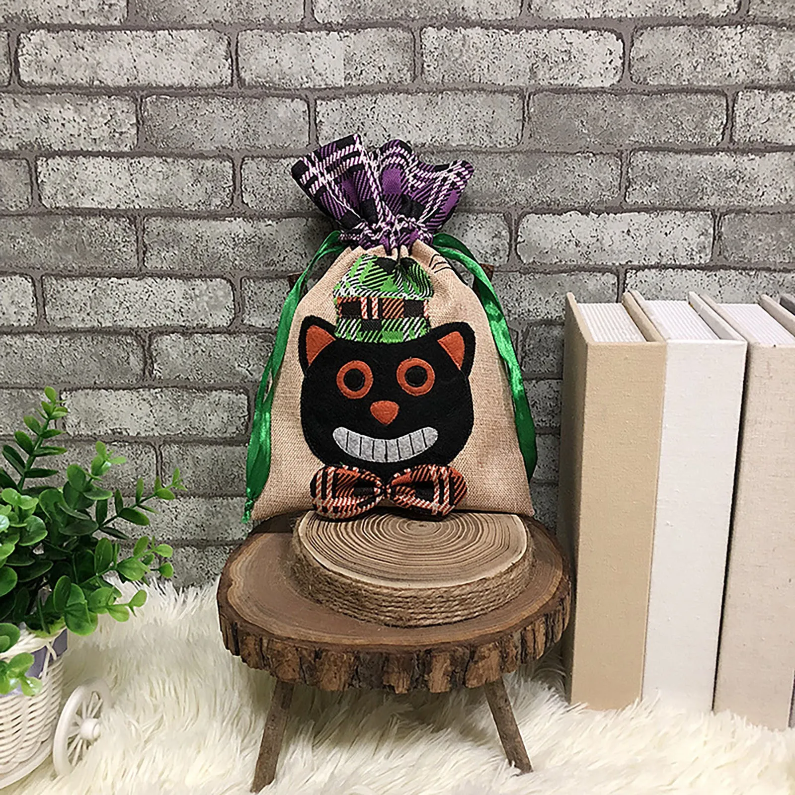 

Хэллоуин украшение подарки сумка Тыква Ведьма букет рот тоут сумка конфеты мешок