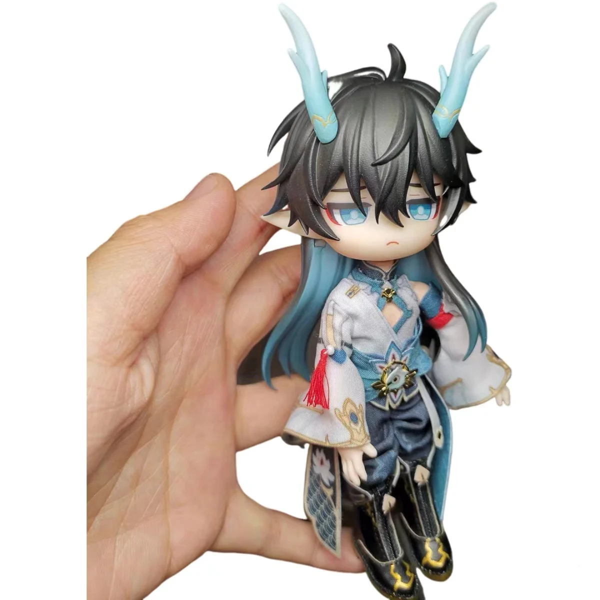 Парик для кукол Imbibitor Lunae модный аксессуар Ob24 с окрашенными волосами надписью Honkai: