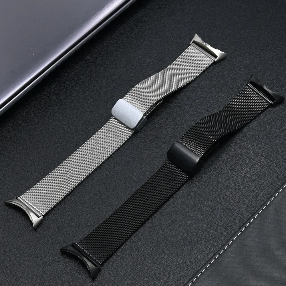 Металлический ремешок с магнитной застежкой для Google Pixel Watch 3 41 мм 45 миланский