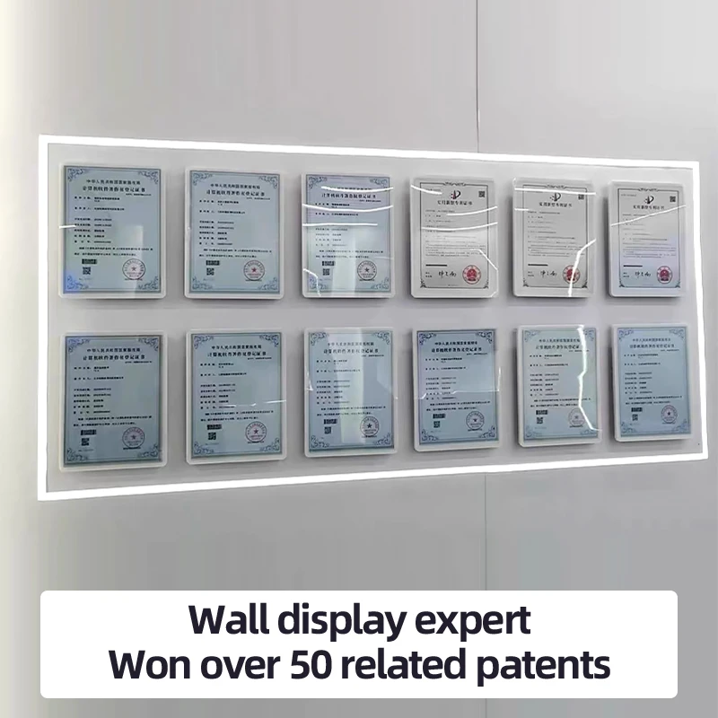 Прозрачные настенные рамки для документов формата А4/А3 рекламный плакат