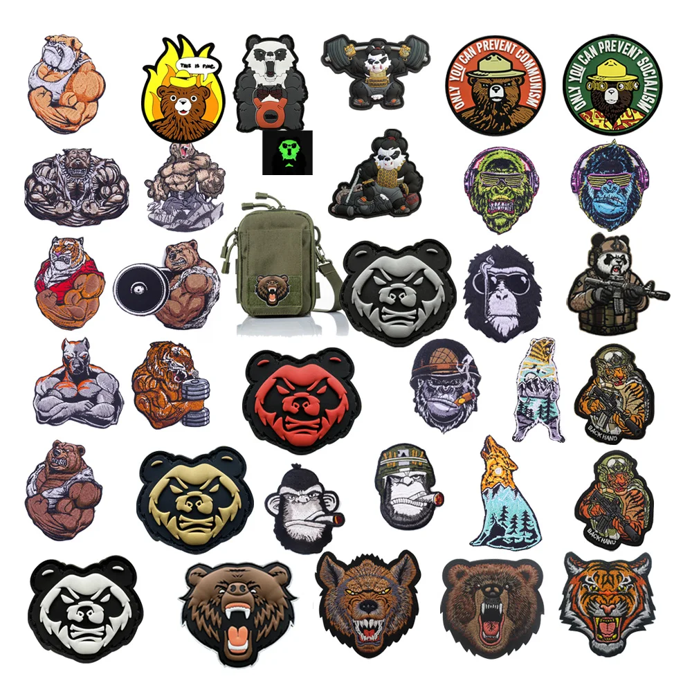 Военный Тактический медведь Волшебная повязка на руку CP камуфляжный тигр