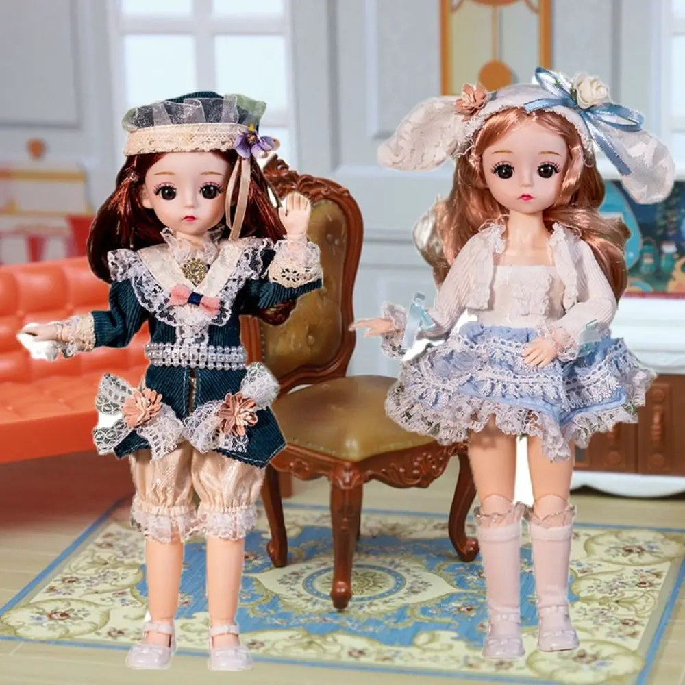 Подвижная кукла принцессы BJD с большими глазами корейский макияж густые волосы 30