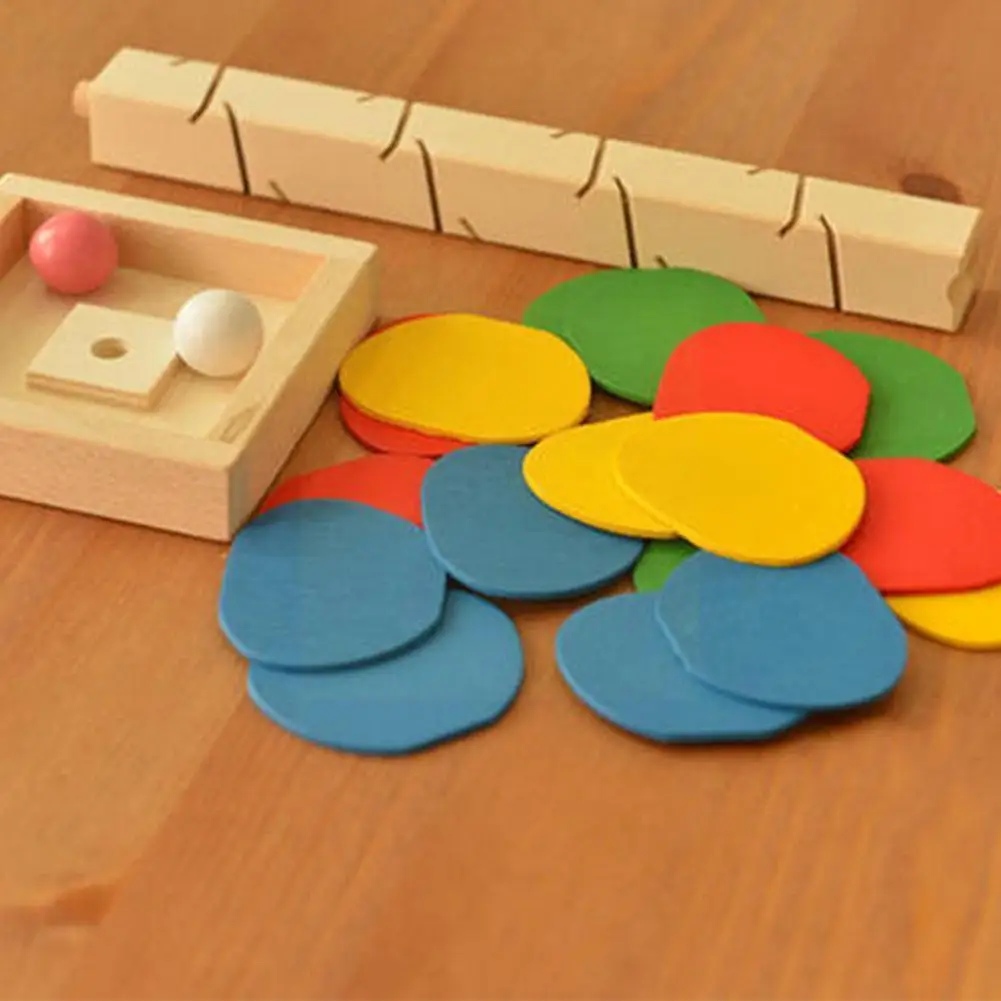 

Montessori Baby Wooden Spelling Building Blocks Petal Tree Toy Rainbow Ball Children's Small Track Educational Toy For Kids A6m6