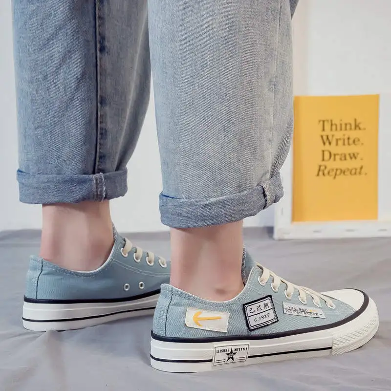 

Lights Canvas Luxury Designer Trainer Working Sneakers Exclusive Barefoot Shoes Original Brand Tennis Brand Man Shoes Tennis