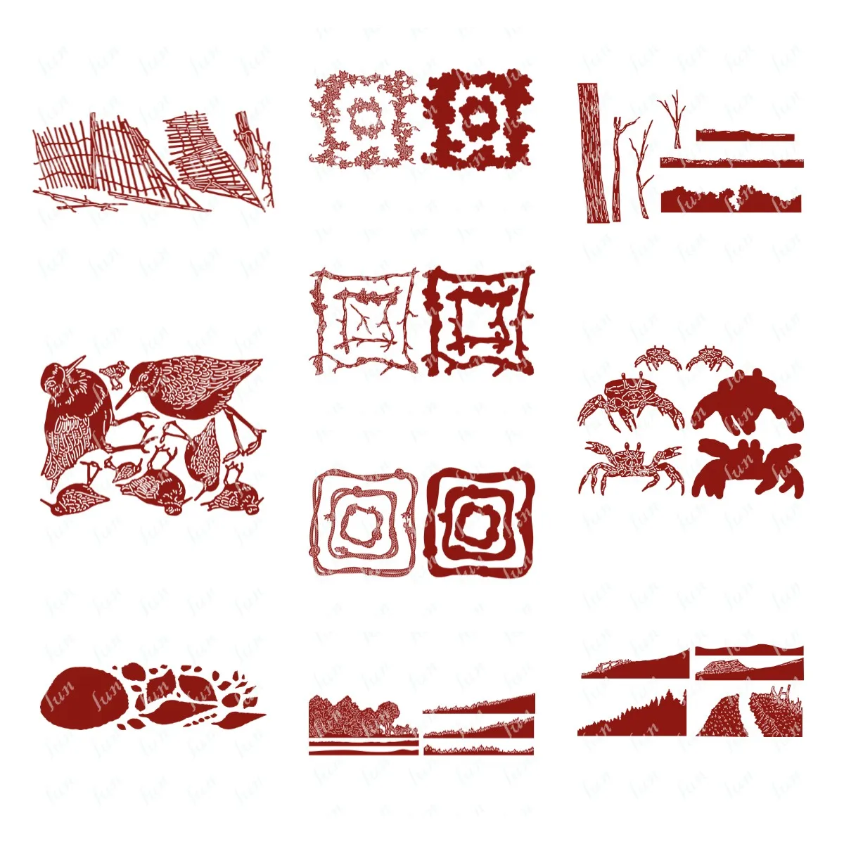 

Metal Cutting Dies Scrapbooking New Arrival 2022 2023 Decoration Shorebirds Craft Supplies Stencil Template Album Diy Handmade