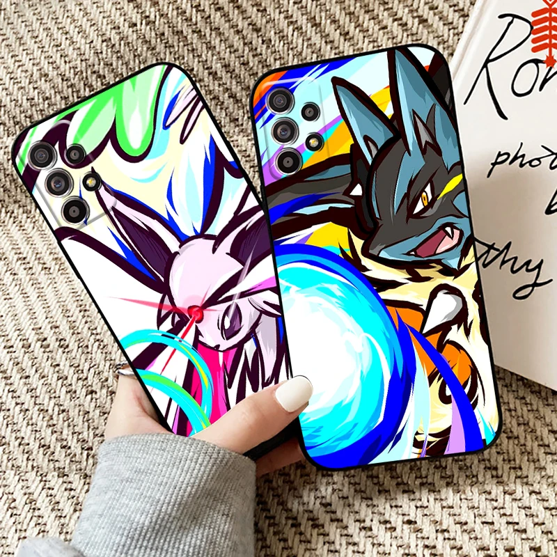 

Pokemon Pikachu Case For Samsung Galaxy A11 A12 A21 A21S A22 A30 A31 A32 A50 A51 A52 A70 A71 A72 5G Phone Case Silicone Cover