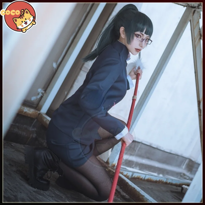 

Anime Jujutsu Kaisen Cosplay Maki Zenin Cosplay Costume Anime Jujutsu Kaisen Cos Maki Zenin Costume with Cosplay Wig for Girls