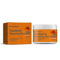 50g turmeric slimming hot cream ginger fat reduction burning cream loss weight organic body massage anti cellulite shaping gel