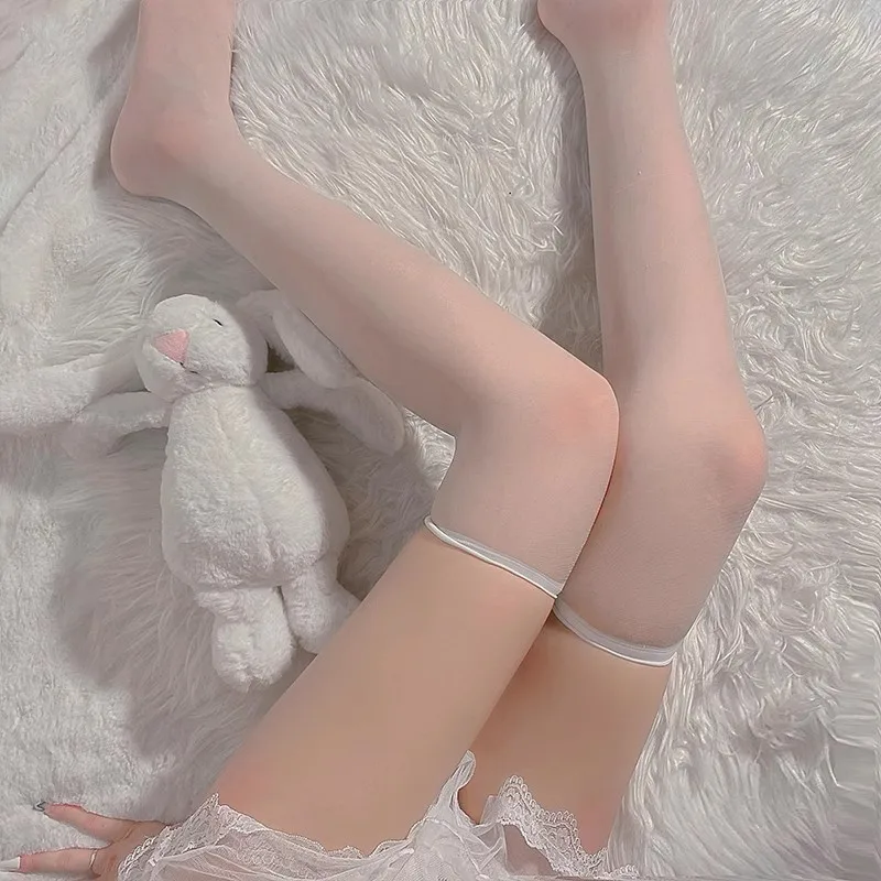 Lolita Ultra -thin Sexy Socks Stockings Thigh High Lolita Bow Over The Knee Long Tube Socks JK Girl Lolita Net Yarn Nylon Socks