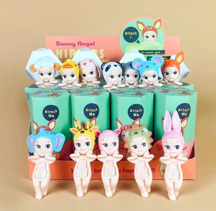 Sonny Angel Blind Box 20th Anniversary hippers looking back Fruit And Vegetable Anime Figures Ornaments Dolls Fans Children Gift