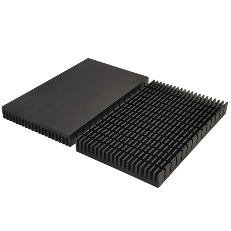 

2Pcs Aluminum Electric Radiator Passive Heat Exchanger VGA Cooling Block on the Back Cooling Backplane for Graphics Card